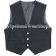 Black Prince Charlie 3 Button Waistcoat