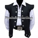 Black Jacobite 10 Buttons Waistcoat