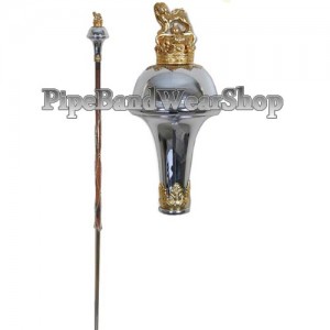 http://www.pipebandwear.biz/449-611-thickbox/drum-major-mace-plaid-head-with-lion-crown.jpg