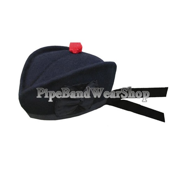 Navy Blue Plain Scottish Glengarry